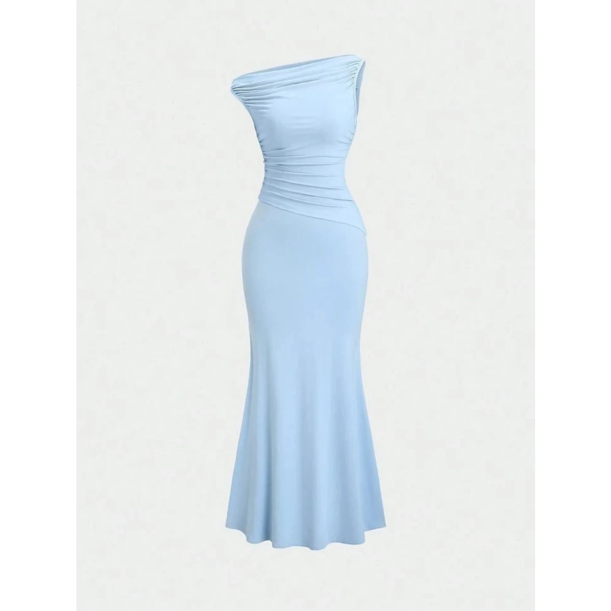 low shoulder dress